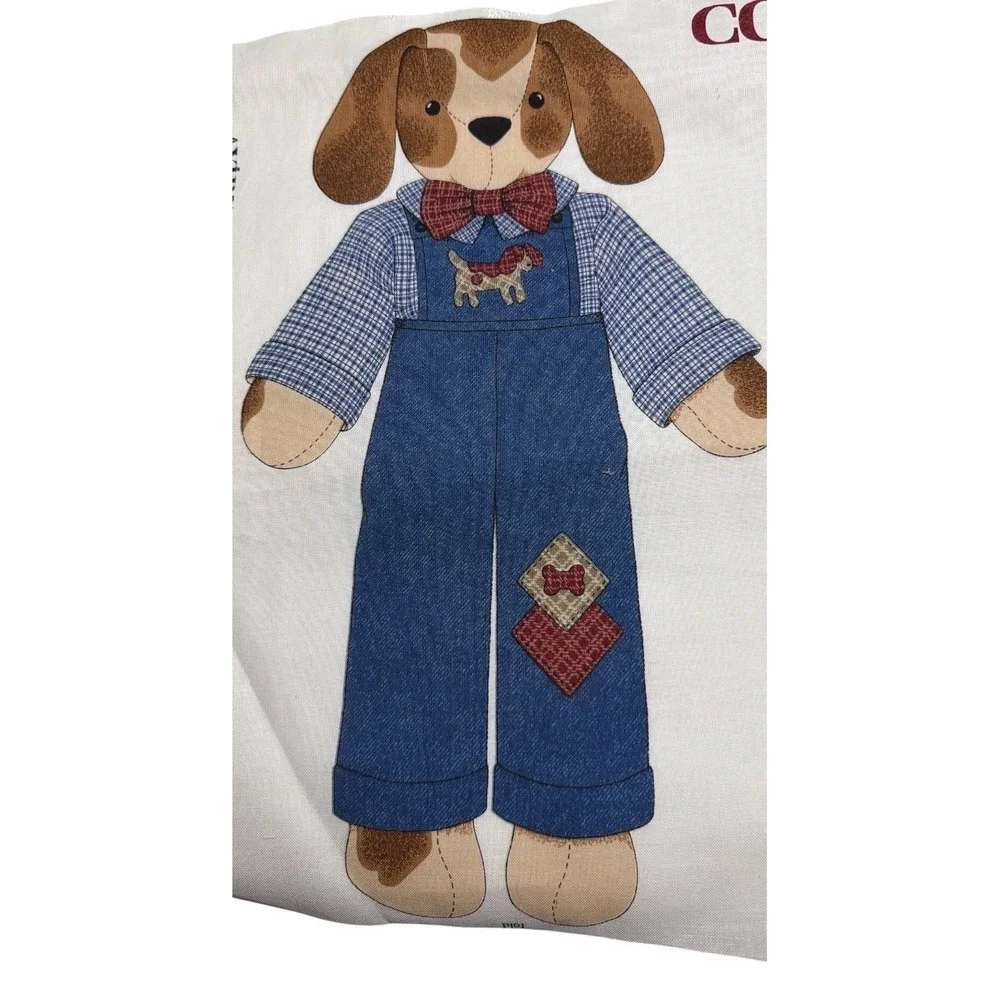 VIP Cranston Prints Works Cut & Sew Cotton fabric panel Country Dog 60